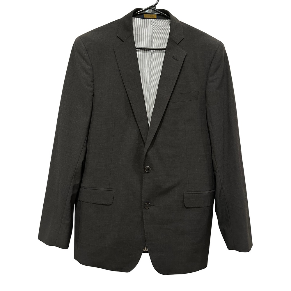 Brooks Brothers Explorer Regent Fit Charcoal‎ Wool Blend Blazer Suit Jacket 40L
